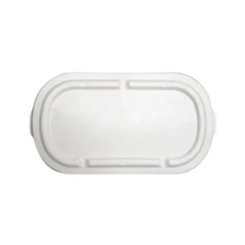 Bagasse Plastic Oval Tray 500/700 mL Natural (Lid)